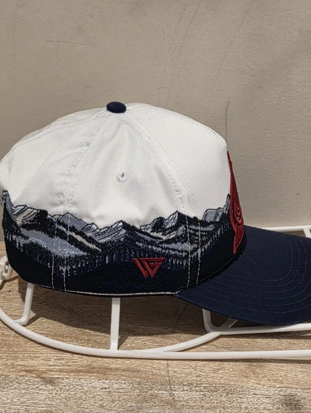 Woodn Grail Colorado Avalanche Heavyweight Snapback Hat  Wrap-around Mountains